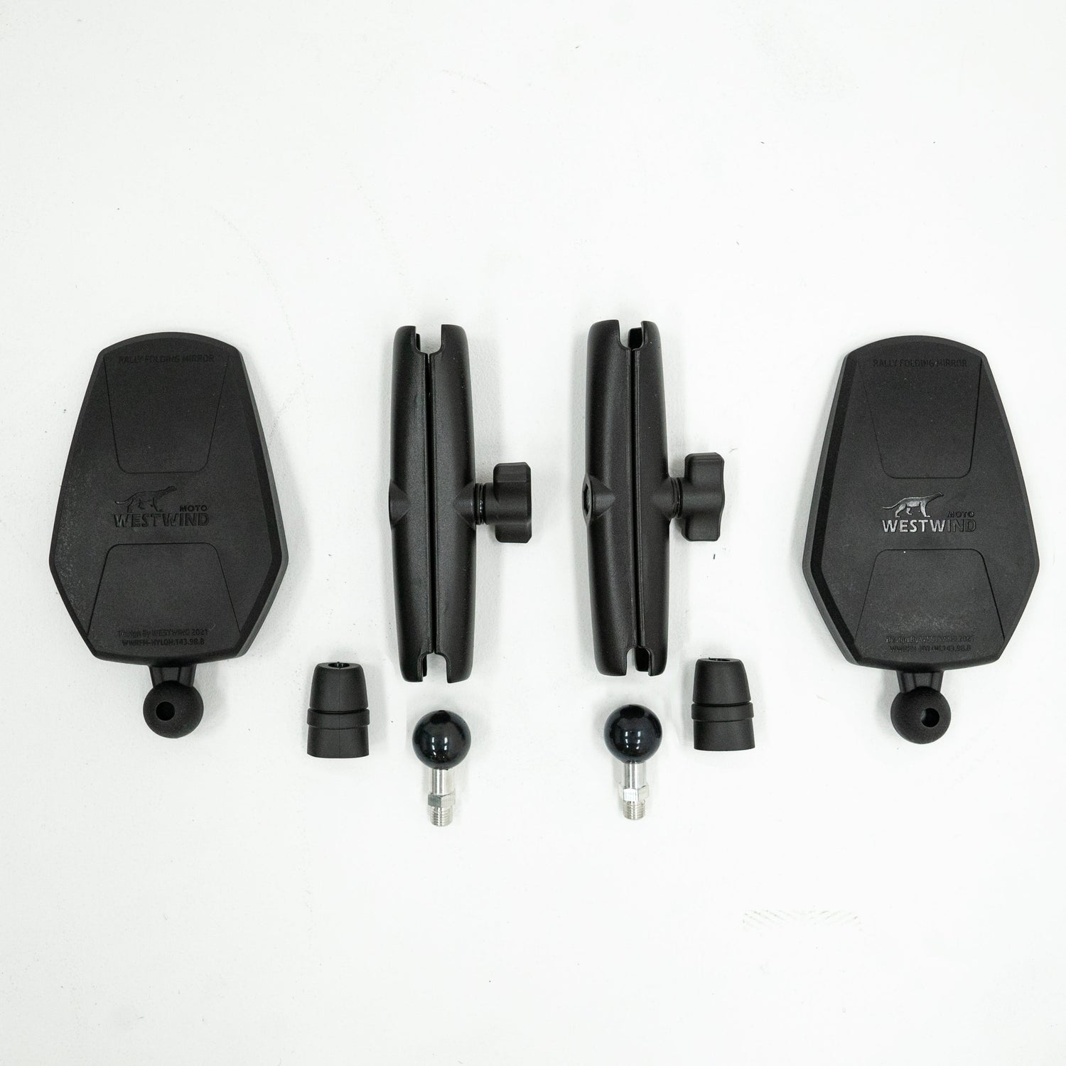 Folding Tinted Mirror Kit WESTWIND MOTO