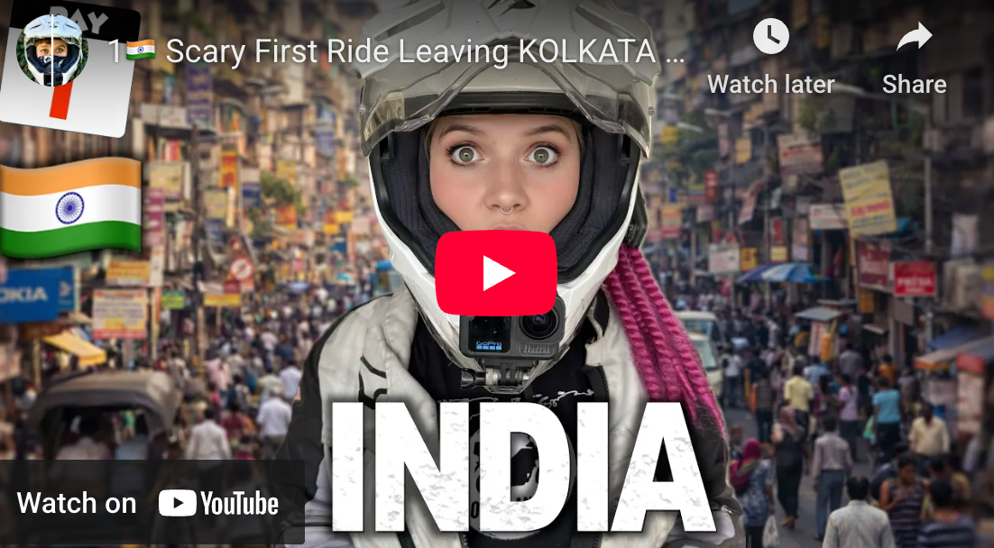 Lavi & Ollie-Riding India Ep 1: Escaping Kolkata’s Chaos with Westwind Moto