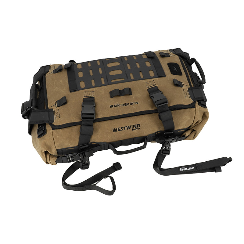 Heavy Cavalry 30/50 Duffle Bag - Innovative Dual Roll-Top Adventure Duffle with Backpack Conversion & MOLLE Expansion