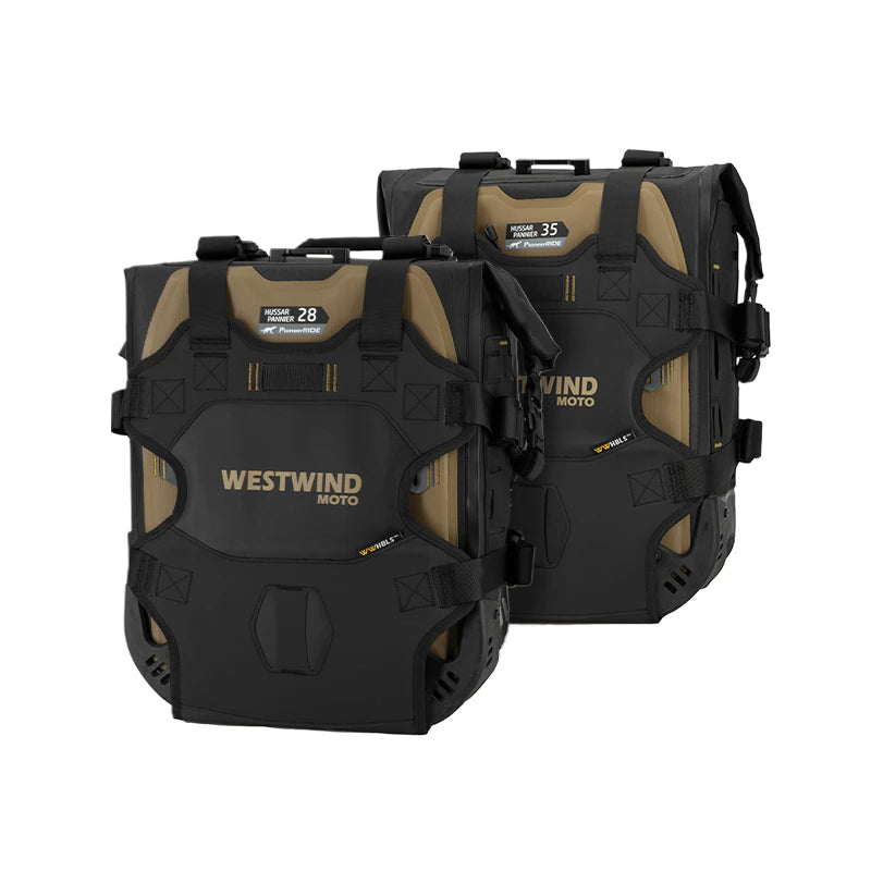 Hussar Pannier Kit - Heavy-Duty Quick-Release Soft Pannier System (Multiple Sizes Available)