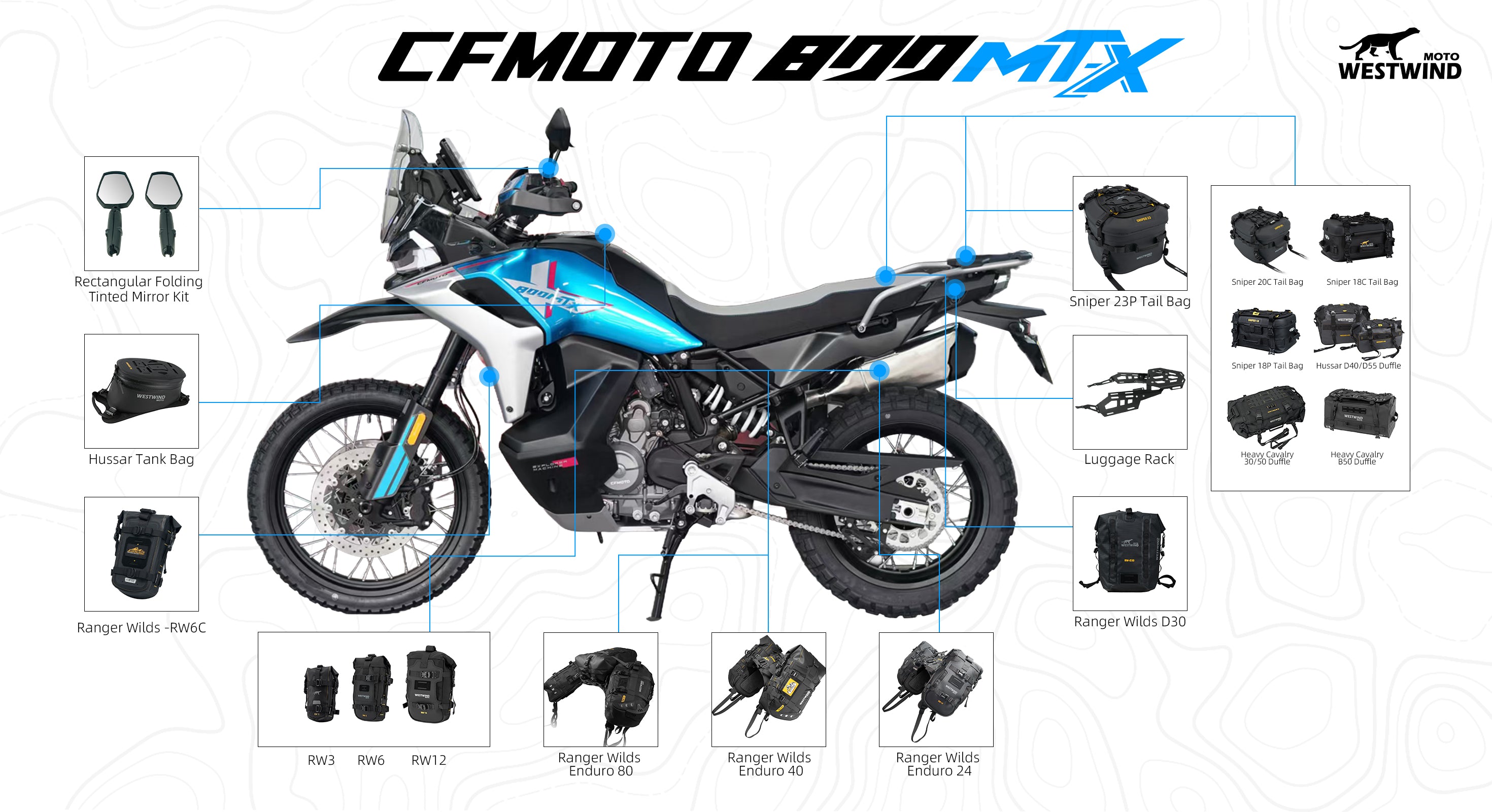 WEST. グッズ CF 800MTX – Westwind Moto Official Store
